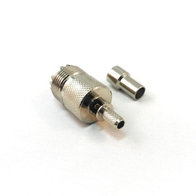 Разъем обжимной SO239 UHF-female RG-58 Разъем обжимной SO239 UHF-female RG-58